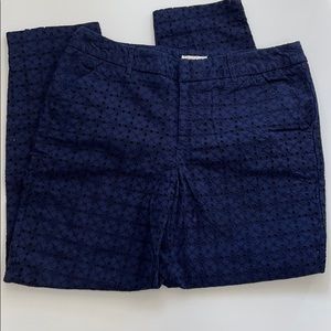 #49 Merona Lace Blue pants sz 10